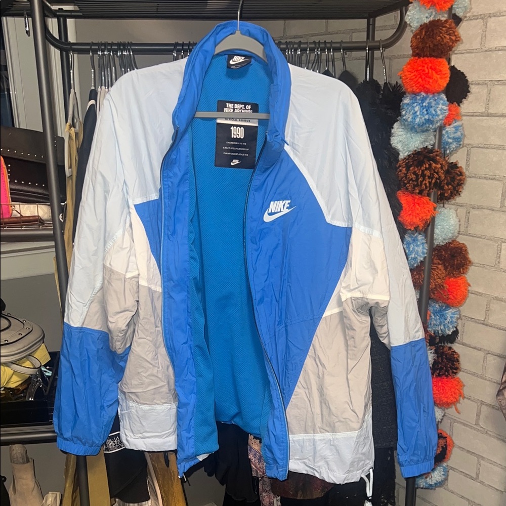 Nike Blue and Gray Jacket